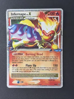 Infernape Lv.X DP10 Diamond & Pearl Black Star Promo Pokemon TCG English MP - Image 1