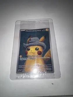 [SEALED] Pokemon TCG Pikachu With Grey Felt Hat Van Gogh Black Star Promo 085 - Image 5