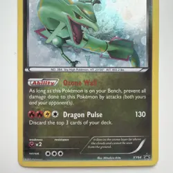 2015 Pokemon TCG Rayquaza XY64 Black Star Promo Holo - Image 3