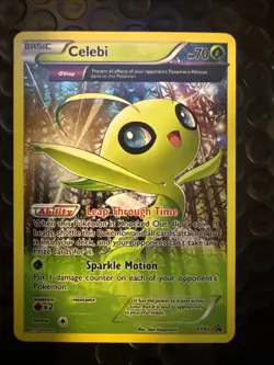 Celebi XY93 Black Star Promo Full Art Cosmos Holo Pokemon - Image 1