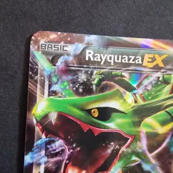 XY73 Rayquaza EX LP Black Star Promo Pokemon TCG Card 2015 - Image 2