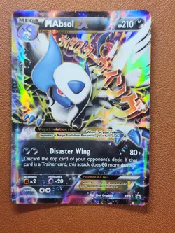 M Absol EX XY Full Art XY63 Black Star Promo NM Pokemon TCG Card Regular Size - Image 1