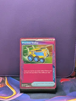 Pokemon TCG Precious Trolley 185/191 Surging Sparks ACE SPEC Rare Holo NM - Image 1