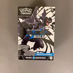 Pokemon TCG Scarlet & Violet Black Bolt Booster Bundle Zekrom ex 2025 New Sealed - Image 1