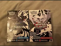 Pokemon TCG Black Bolt and White Flare Booster Bundle Sealed - Image 1