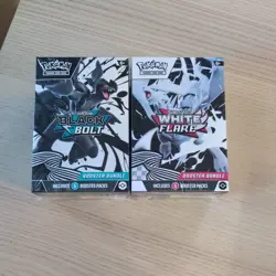 Pokemon TCG Black Bolt and White Flare Booster Bundle Sealed - Image 1
