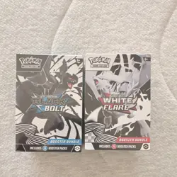 Pokemon TCG Scarlet & Violet Black Bolt & White Flare Booster Bundle 2 Boxes - Image 1