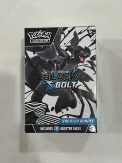 Pokemon TCG Scarlet & Violet Black Bolt Booster Bundle - 6 Packs - Image 1
