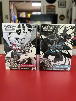 Pokemon TCG Scarlet & Violet Black Bolt & White Flare Booster Bundle [Set of 2] - Image 1