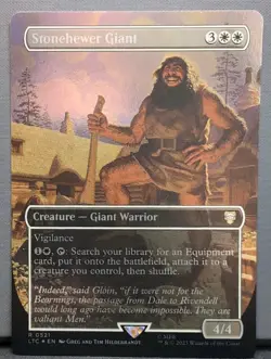 MTG - Lord Of The Rings - Stonehewer Giant - Foil Borderless - NM/M - Image 1