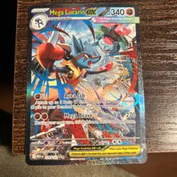 Pokemon: Mega Lucario EX 179/132 Mega Evolution Special Illustration Rare SIR - Image 3