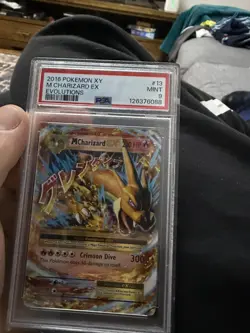 M Charizard EX 13/108 XY Evolutions Holo Rare PSA 9 MINT English Pokemon Card - Image 3