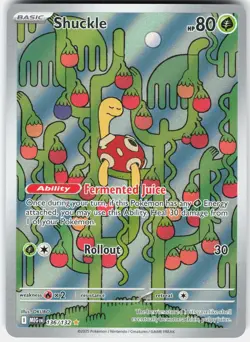 Pokemon Shuckle 136/132 Illustration Rare Mega Evolution Pokemon Holo Near Mint - Image 1