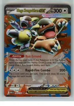 Mega Kangaskhan ex 104/132 Double Rare Mega Evolution Pokemon Holo - Image 1