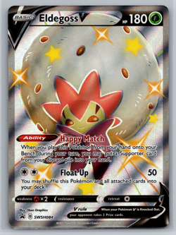 Shiny Eldegoss V Pokemon TCG Sword & Shield Black Star Promo SWSH084 - Image 1