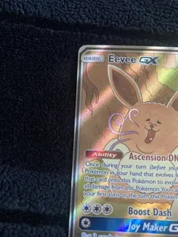 Eevee GX SM233 Full Art Promo Black Star Ultra Rare Holo Pokemon TCG Card NM - Image 2