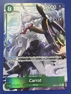 One Piece Cards Carrot EB04-013 Alt Art SR OP14 The Azure Sea’s Seven English NM - Image 1