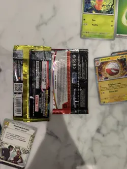 Booster Packs from 151, Mega Dream ex Pokemon+d TCG Cards+Dragonite Tin - Image 5