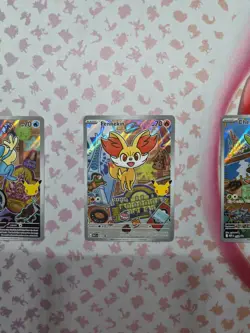 Pokemon Series 3 First Partner Illustration COMPLETE SET (9 Cards)- Last Set - Image 3