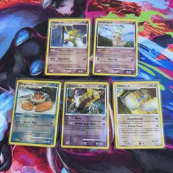 Pokemon TCG Vintage Rare Reverse Holo Lot of 5 LP Cards Giratina Slowking Hypno - Image 1