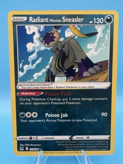 Pokemon Radiant Lot - Heatran, Hawlucha, Sneasler 3 Pack Lot TCG Trading Cards - Image 2