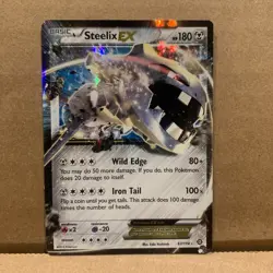 Steelix EX XY Steam Siege Pokemon 67/114 Ultra Rare NM-M - Image 1