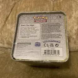 Pokemon Cards TCG 2022 Lightning Stacking Tin Brand New Sealed 3 Booster Packs - Image 4