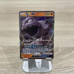 Pokemon TCG Onix GX 36/68 Holo Sun & Moon Hidden Fates Art Card - Image 1