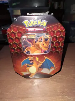 Pokemon TCG Charizard GX Hidden Fates Tin Factory Sealed 2019, Fast Shipping - Image 1