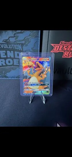 Pokemon TCG Charizard GX Hidden Fates Card 9/68 NM - Image 1