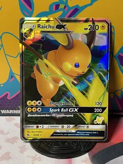 Raichu GX 20/68 Battle Academy Hidden Fates Pokemon Card - Image 1