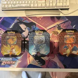 Pokemon TCG Hidden Fates Sealed Mini Tin Lot x3 Raichu Gyarados Charizard - Image 2