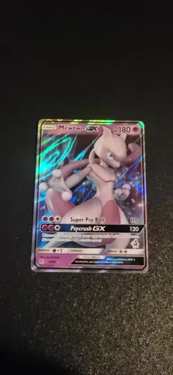 Pokemon Mewtwo GX TCG Hidden Fates Holo Ultra Rare Card 31/68 Full Art - Image 4