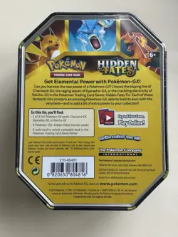 Pokemon TCG Hidden Fates Gyarados GX Tin Factory Sealed 2019 - Image 4