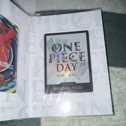 Bandai ONE PIECE DAY '24 Monkey D. Luffy OP07-1000 Promo JP Holo Don!! - Image 3