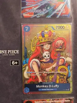 Monkey D. Luffy P-043 Promo – One Piece Card Game – Official Bandai TCG Display - Image 2