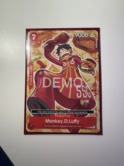 One Piece TCG Monkey D Luffy P-080 Convention Exclusive Learn Together Promo - Image 1