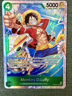 Monkey D Luffy - Foil - One Piece TCG - SR - PRB02-005 - English - Image 1