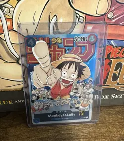 Bandai One Piece CCG Monkey D. Luffy Promo P-033 Holo EN 5000 Power Cost 4 - Image 1