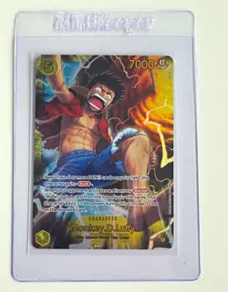 Bandai One Piece TCG Monkey D. Luffy OP15-119 Secret Rare Foil English - Image 1