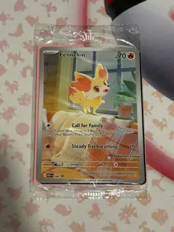 Pokemon Tcg Fenekin Pokemon Center Sealed Promo Card Chaos Rising MEP 080 - Image 1