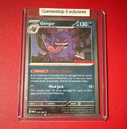 Pokemon TCG Factory Sealed Gengar 050/088 GameStop Exclusive Promo Holo Sealed - Image 1
