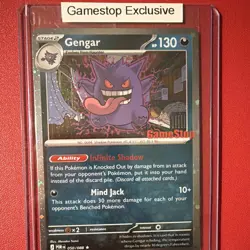Pokemon TCG Factory Sealed Gengar 050/088 GameStop Exclusive Promo Holo Sealed - Image 5