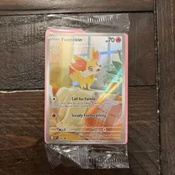 Fennekin 080 Full Art Promo Card Sealed - Pokemon TCG Chaos Rising - Image 1