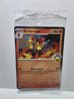 Armarouge 012/084 Pokemon TCG Pitch Black Promo Card Best Buy Exclusive Sealed - Image 1