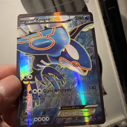 Pokemon TCG Kyogre EX Primal Clash Holo Card 148/160 Full Art Ultra Rare - LP - Image 1