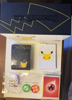 Pokemon Celebrations Elite Trainer Box ETB 25th Anniversary Empty box + Extras - Image 4