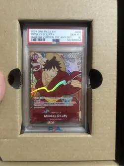 Monkey D. Luffy PSA 10 - ST10-006- English Version 1st Anniversary Set One Piece - Image 1