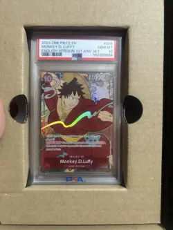 Monkey D. Luffy PSA 10 - ST10-006- English Version 1st Anniversary Set One Piece - Image 2