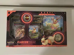 Pokemon TCG Flareon VMAX Premium Collection Box SEALED NEW - Image 1